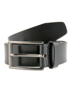 Dents Casual Leather Belt in Black