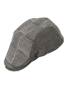 Grey patches ivy flat cap M135