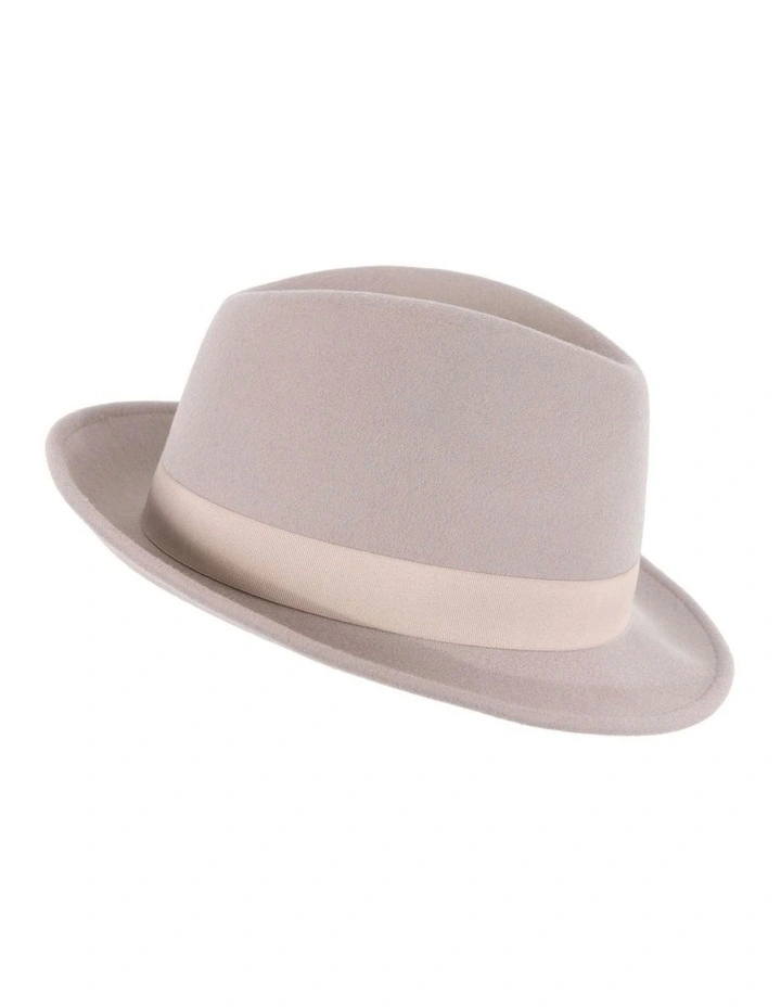 Grey Fedora Felt Blues Brothers Homburg Hat M105G image 2
