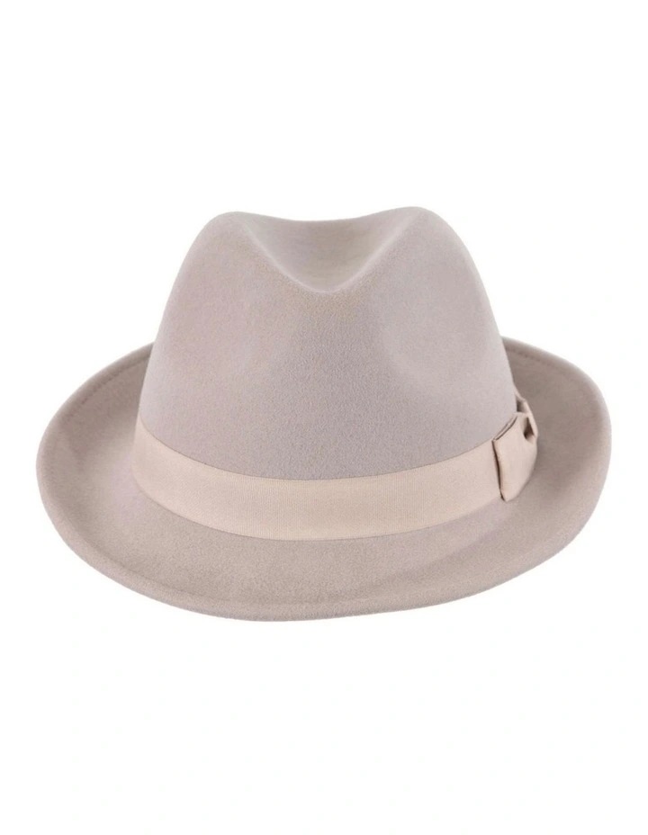Grey Fedora Felt Blues Brothers Homburg Hat M105G image 3