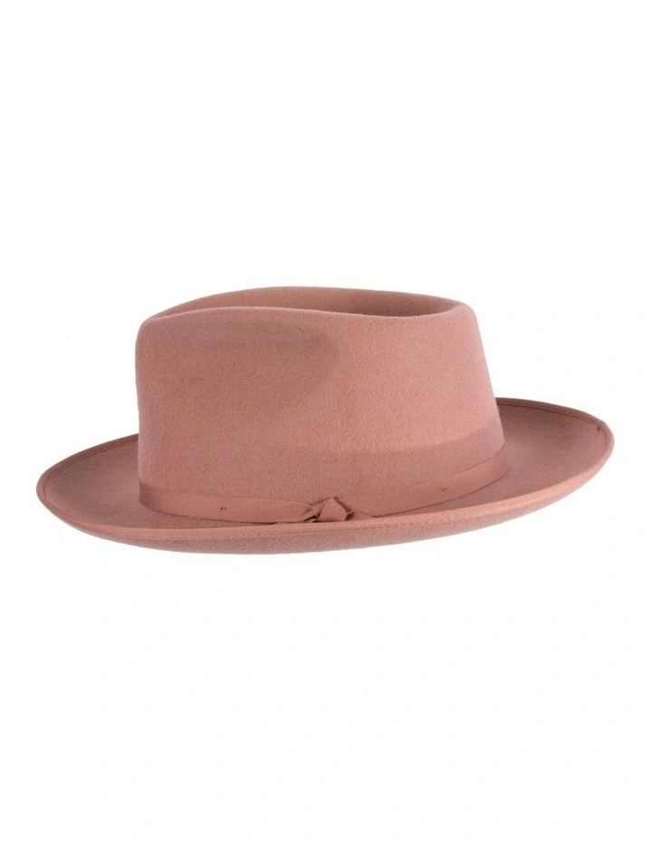 Clay Heritage Fedora  Structured Wool Felt M190CL image 3