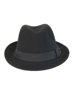 Black Fedora Felt Blues Brothers Homburg Hat M105