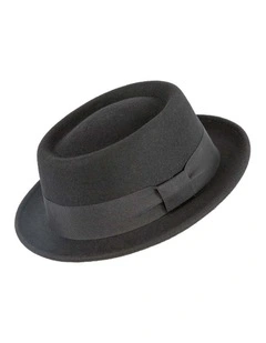 Black Porkpie Felt Hat from Breaking Bad M171
