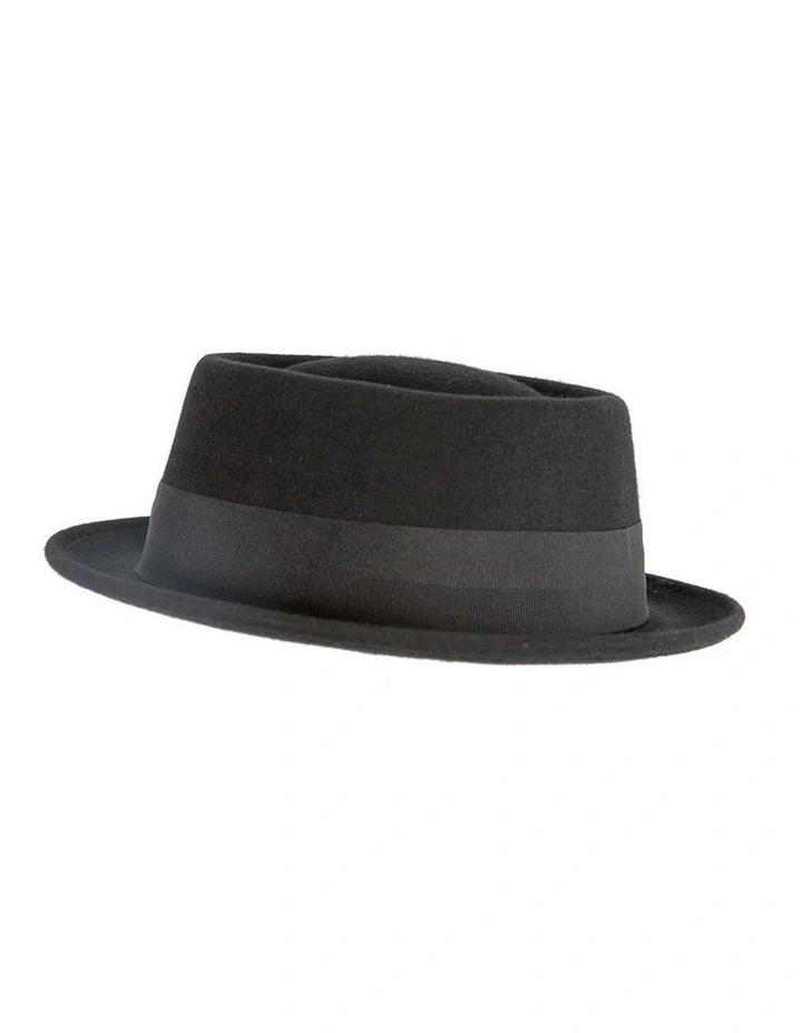 Black Porkpie Felt Hat from Breaking Bad M171 image 3