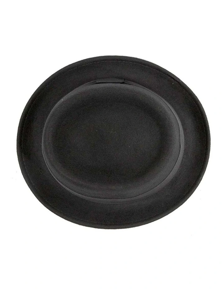 Black Porkpie Felt Hat from Breaking Bad M171 image 5