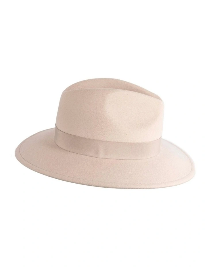 Sand Max Alexander Flat Brim Fedora M192C image 2