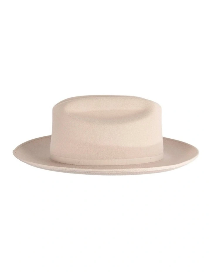 Max Alexander Silverbelly Heritage Western Fedora Structured Wool Felt M191C image 2