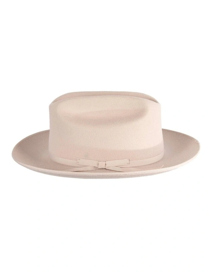 Max Alexander Silverbelly Heritage Western Fedora Structured Wool Felt M191C image 3