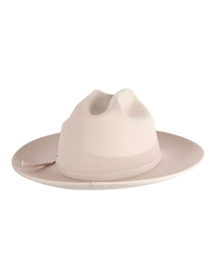 Max Alexander Silverbelly Heritage Western Fedora Structured Wool Felt M191C image 6