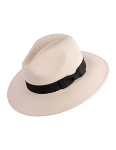 Sand Max Alexander Flat Brim Fedora M192CB
