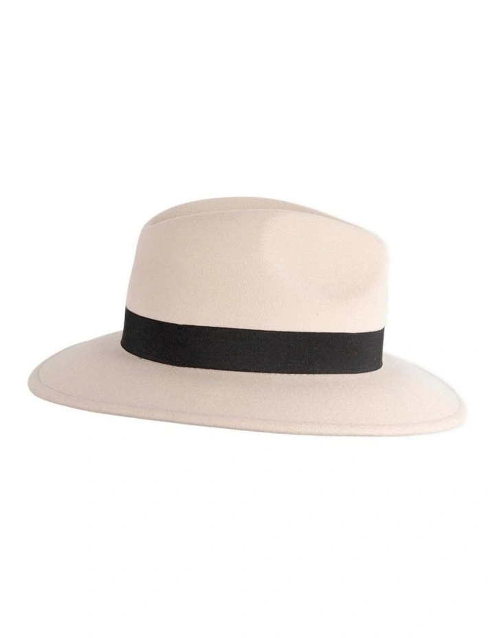 Sand Max Alexander Flat Brim Fedora M192CB image 2