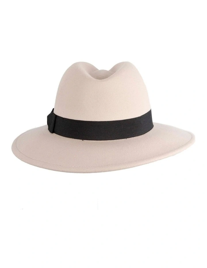 Sand Max Alexander Flat Brim Fedora M192CB image 5