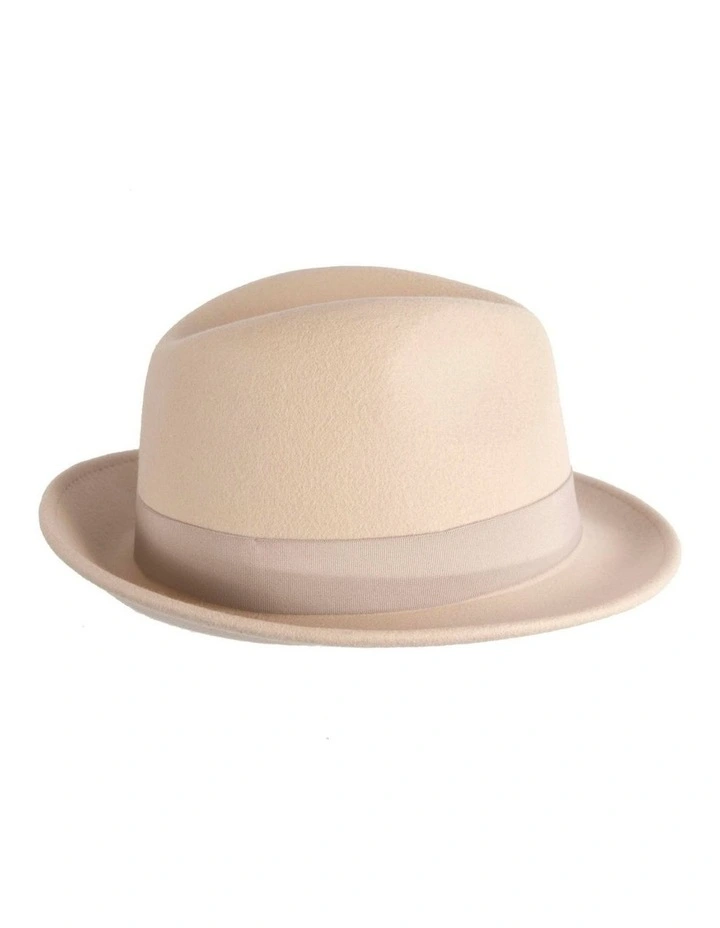 Beige Fedora Felt Blues Brothers Homburg Hat M105BE image 2