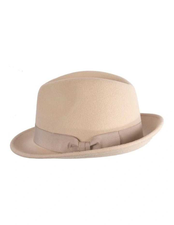 Beige Fedora Felt Blues Brothers Homburg Hat M105BE image 3