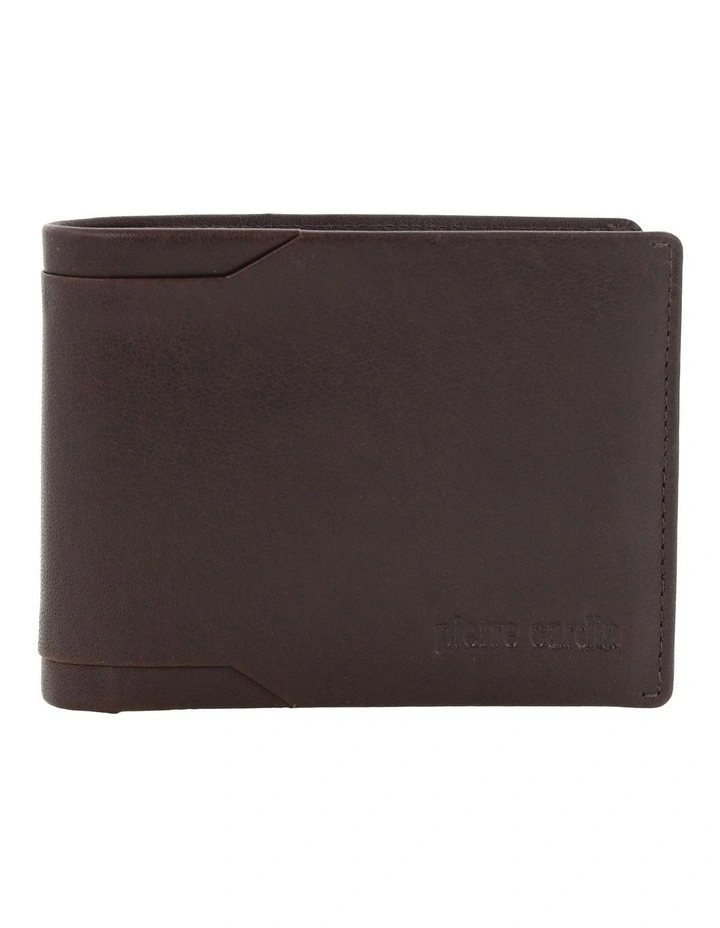 Pierre Cardin Genuine Leather Bi-Fold Wallet in Chocolate image 1
