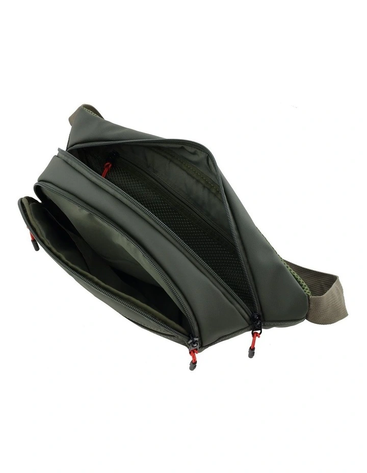GAP Water Repellent Sling Bum Bag in Khaki image 2