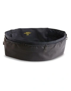 Decathlon - HYDRATION FLASK-CARRYING RUNNING BELT - BLACK