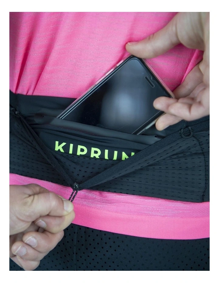 Decathlon - HYDRATION FLASK-CARRYING RUNNING BELT - BLACK image 6