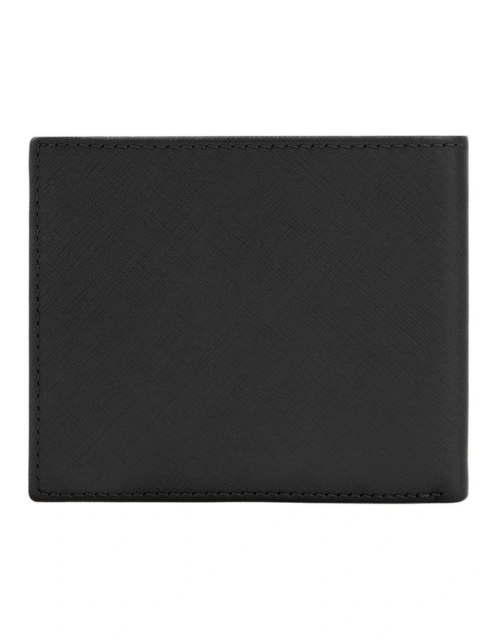 Boss Wallet Double B Saffiano Black Leather image 5