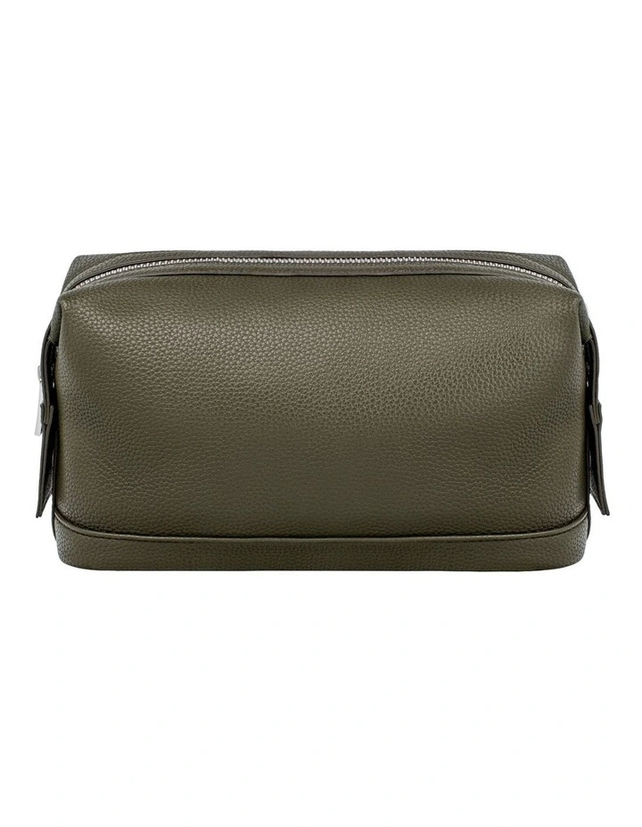 Boss Toiletry Bag Classic Grained Khaki image 5