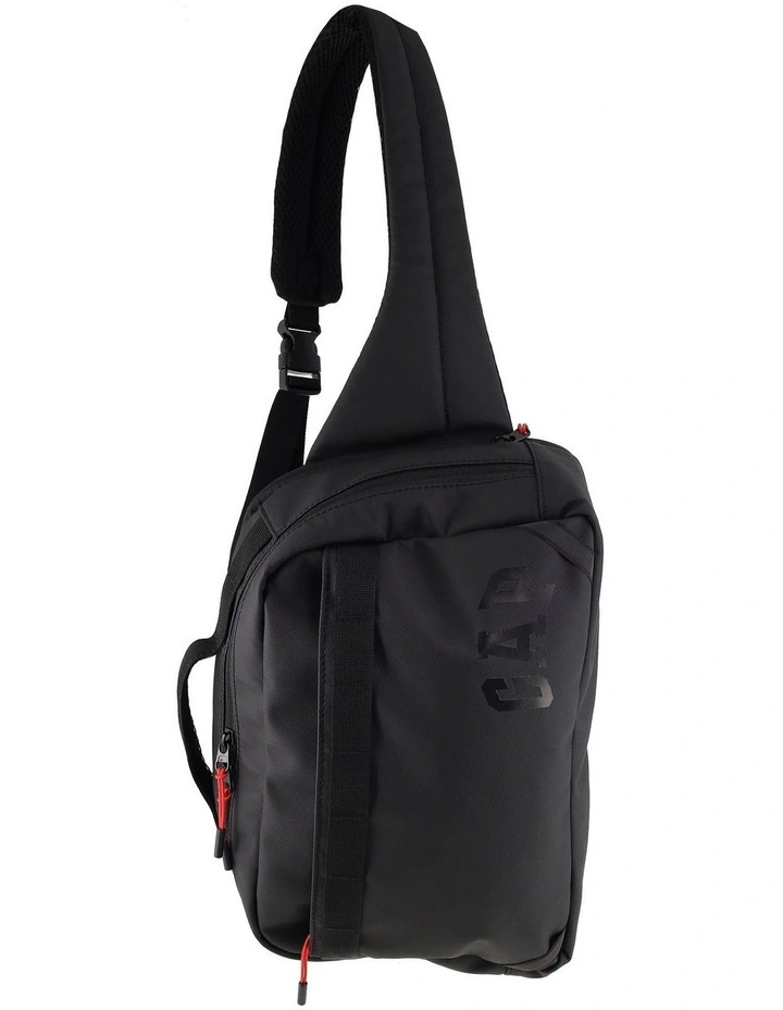 GAP Water Repellent Sling Crossbody Bag in Black image 1