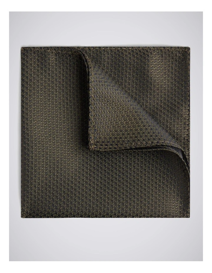 Olive Textured Pocket Square image 1