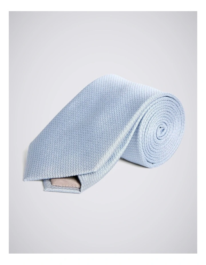 Sky Silk Semi Plain Tie image 1