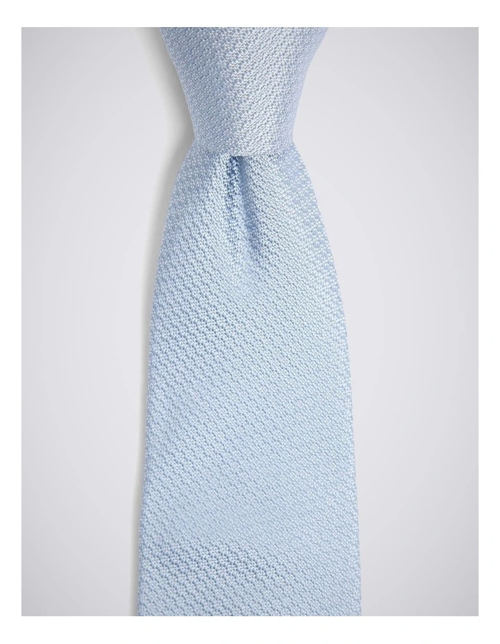 Sky Silk Semi Plain Tie image 2
