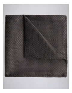 Black Textured Pocket Square