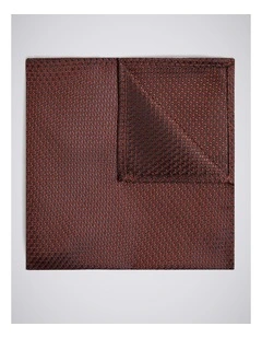 Rust Textured Pocket Square