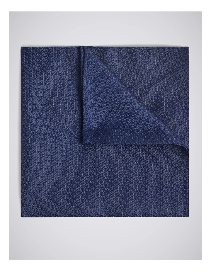 Navy Textured Pocket Square image 1