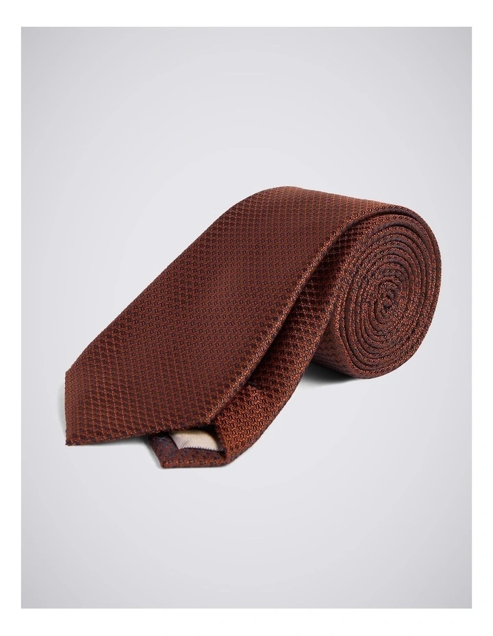 Rust Textured Tie image 1