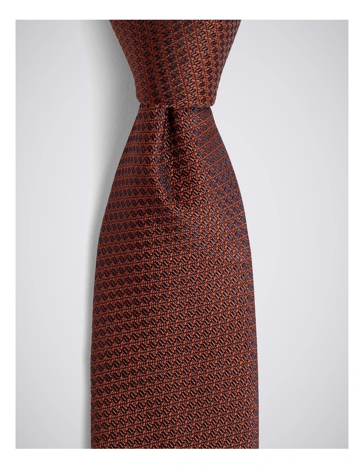 Rust Textured Tie image 2