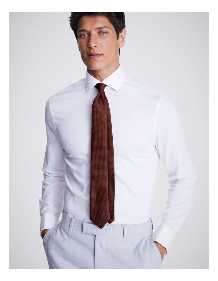 Rust Textured Tie image 3