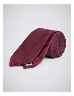 Berry Textured Tie