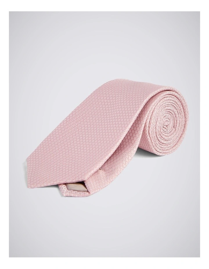 Dutsy Pink Textured Tie image 1