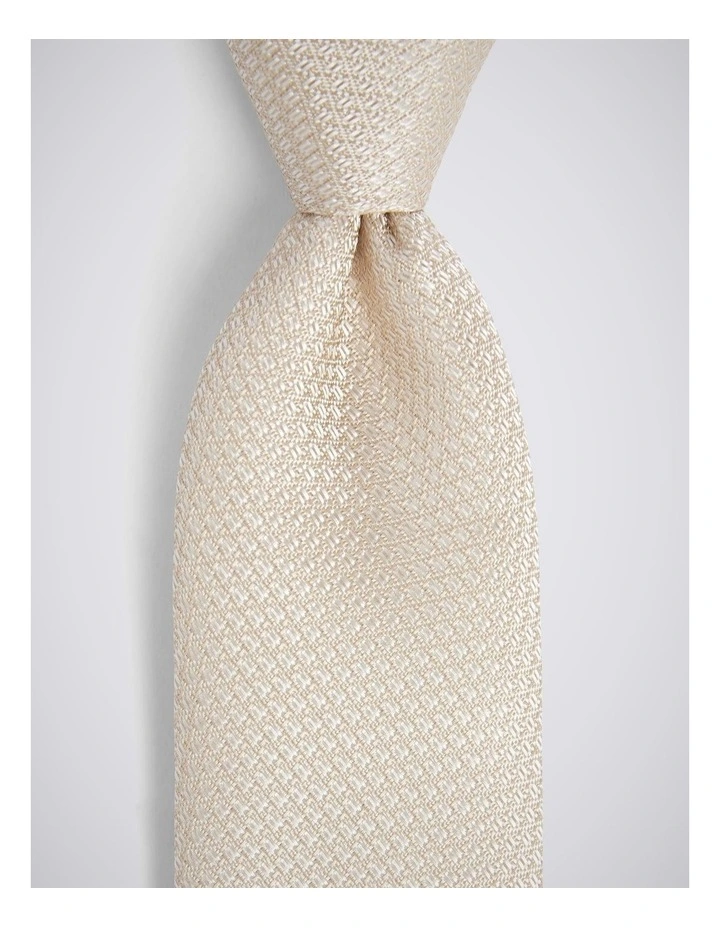 Champagne Textured Tie image 2