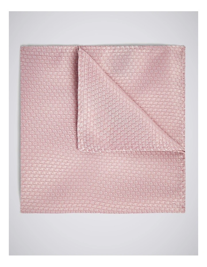 Dusty Pink Textured Pocket Square image 1