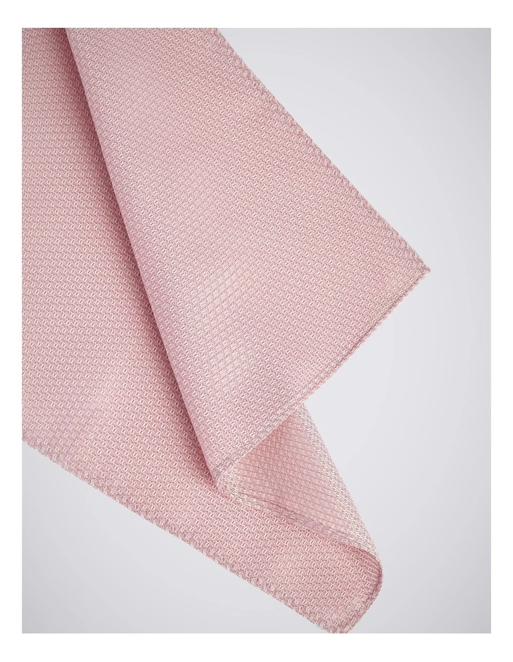 Dusty Pink Textured Pocket Square image 2