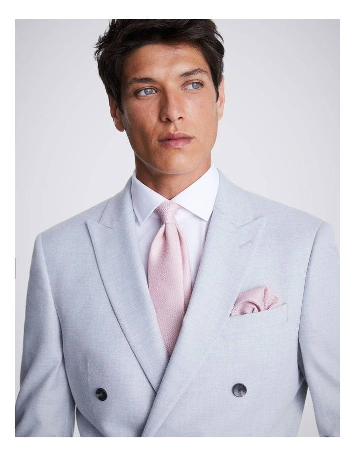 Dusty Pink Textured Pocket Square image 4