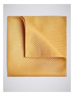 Yellow Textured Pocket Square
