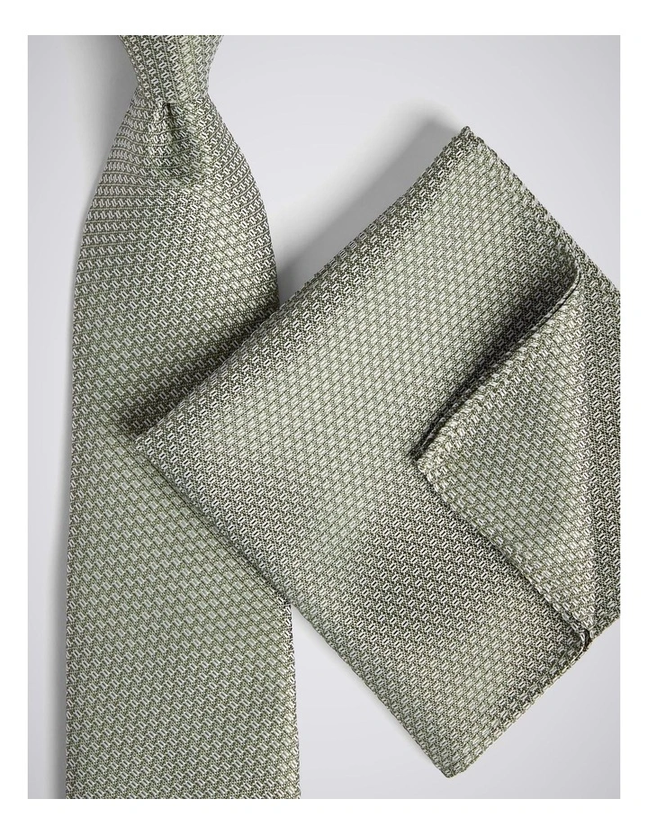 Sage Textured Pocket Square image 3