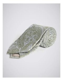 Sage Wedding Paisley Tie