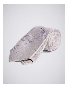 Dusty Pink Floral Silk Tie