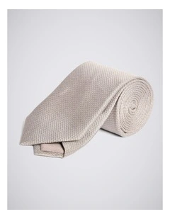 Champagne Silk Semi Plain Tie