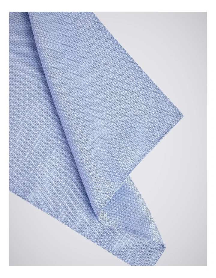 Sky Textured Pocket Square image 2