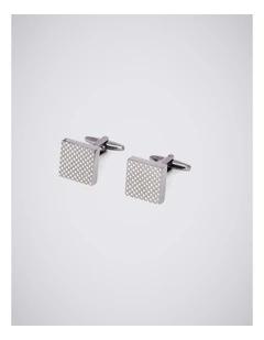 Gunmetal Textured Cufflinks