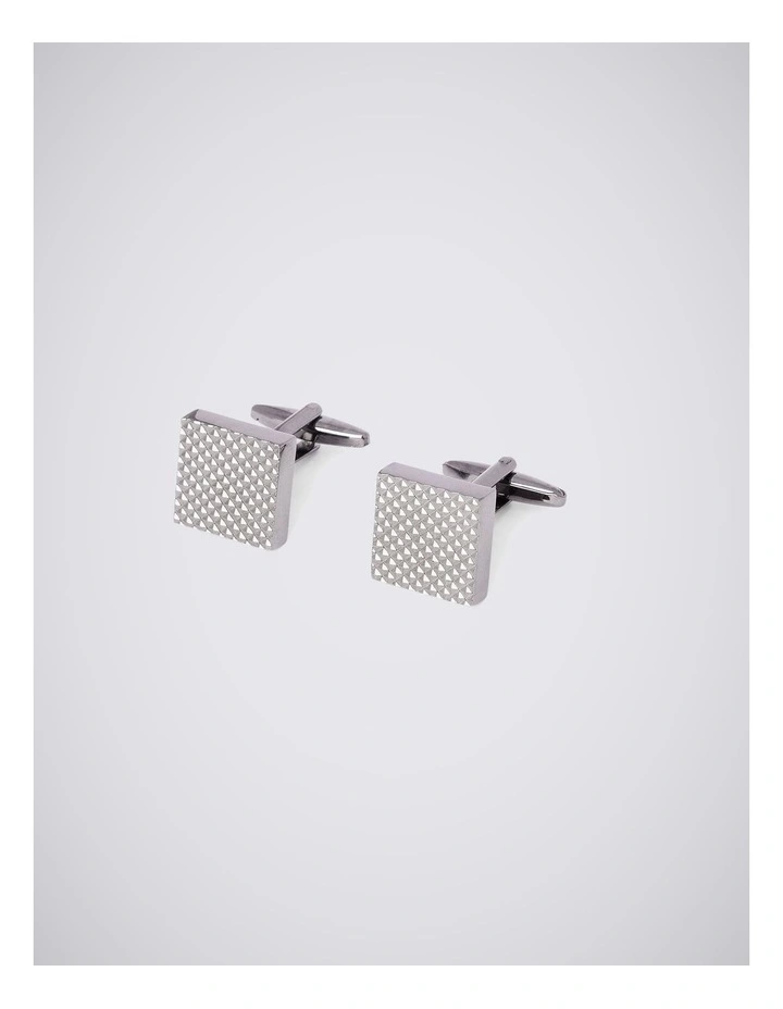 Gunmetal Textured Cufflinks image 1