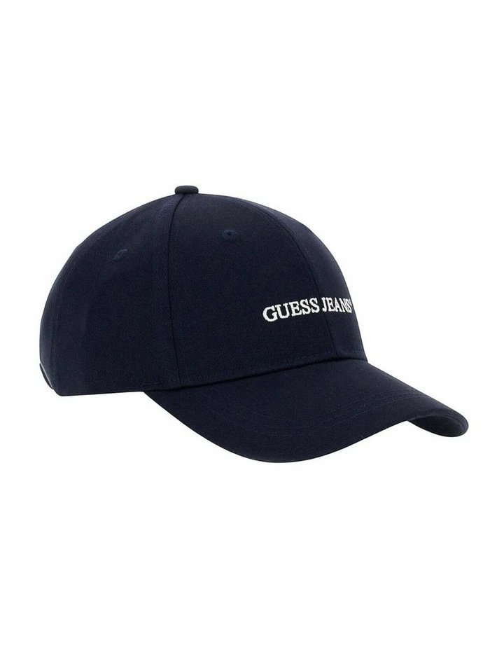 Guess Jeans 3D Embro Baseball Cap in Blue image 1