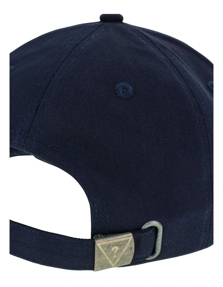 Guess Jeans 3D Embro Baseball Cap in Blue image 4